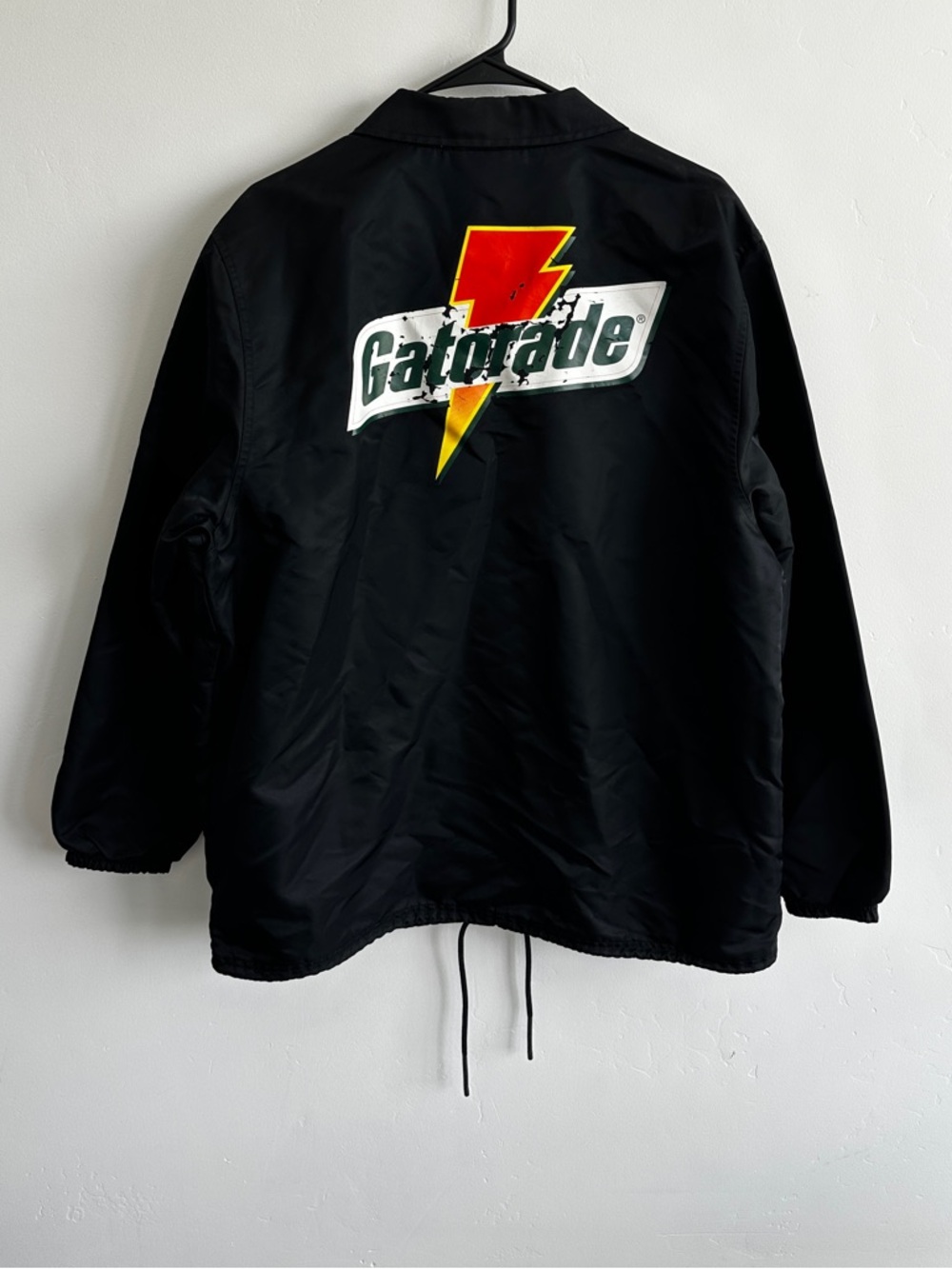 NIKE JORDAN Gatorade Coaches Jacket "LIKE MIKE" Black Size XL